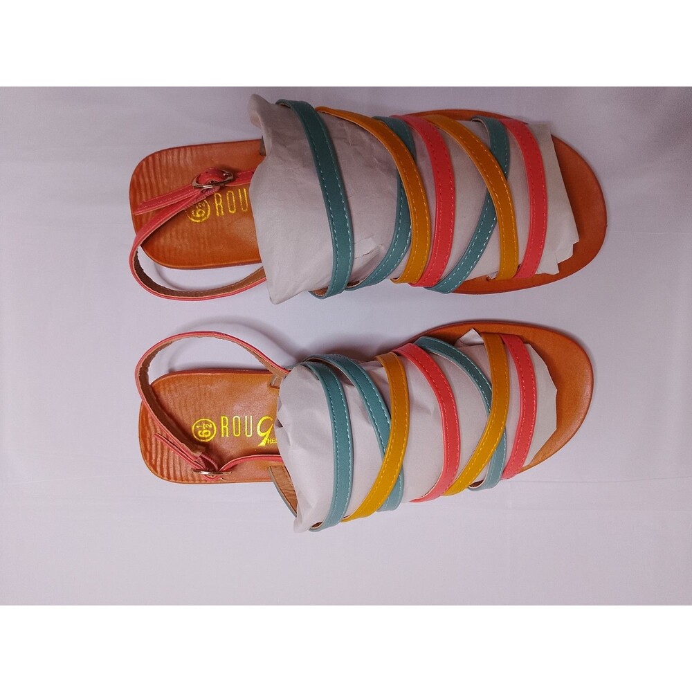 Rouge Mango 6 1/2 Multicolor Sandals - Picture 2 of 10